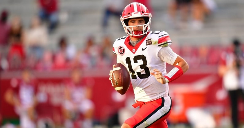 Stetson Bennett rocks new (old) Georgia jersey on SI cover: LOOK