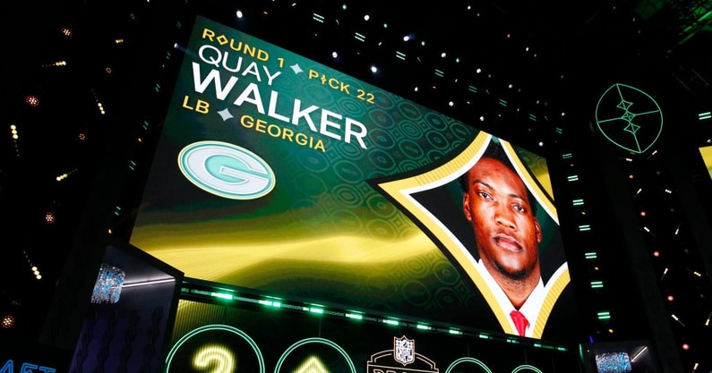 NFL Draft: Packers take Georgia LB Quay Walker with 22nd overall pick