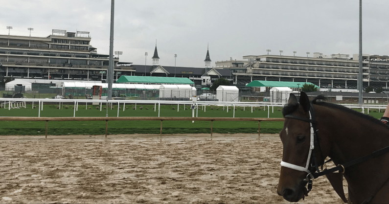 Twin spires, Churchill Downs horse racing