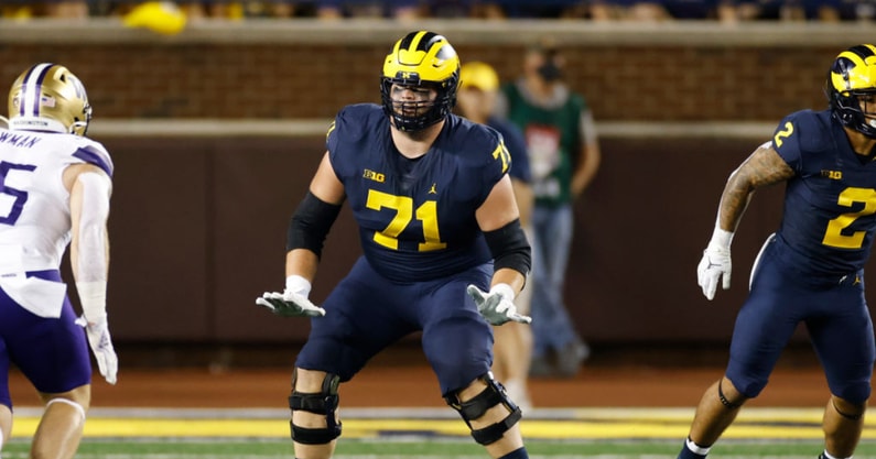 Michigan football: Andrew Stueber 'thankful' to be picked by New England