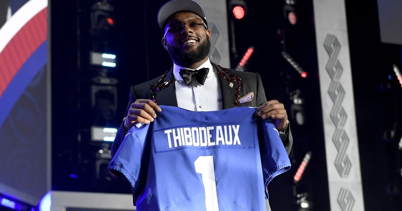 Former Oregon star Kayvon Thibodeaux's NFL jersey number revealed