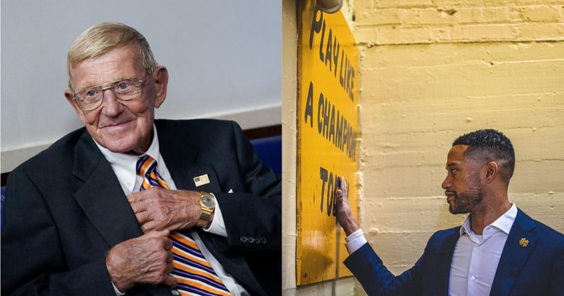 notre dame lou holtz marcus freeman