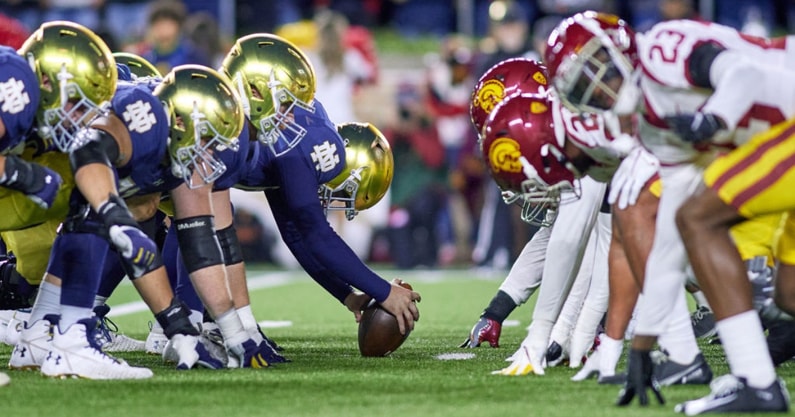 It's been nearly 60 years since USC and Notre Dame played a game during November in South Bend. What happens if both schools join the Big 10?