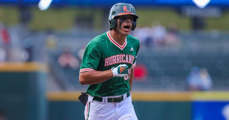 WATCH: Miami Hurricanes celebrate game-tying home run in hilarious fashion  - On3