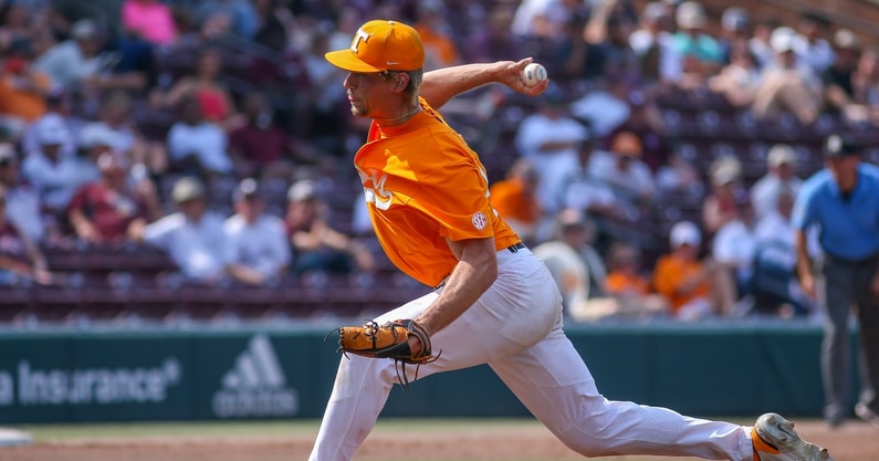 Tennessee baseball pitcher Ben Joyce throws 103 mph vs UNC Asheville