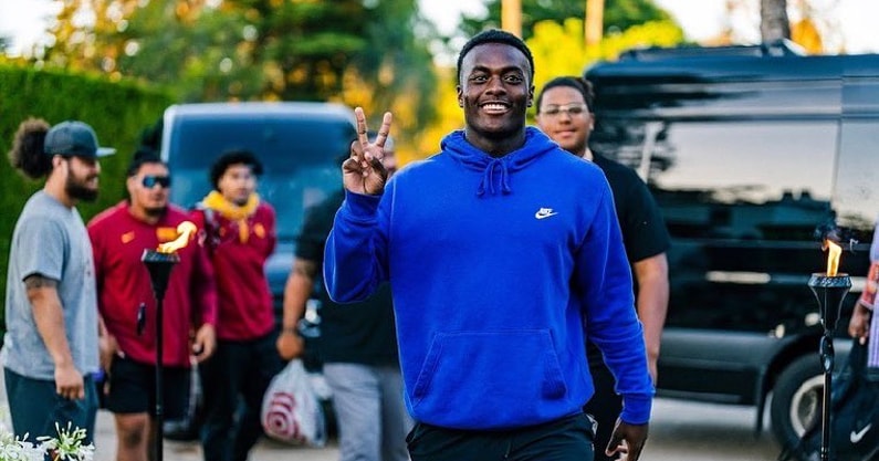 Trey Wilson on USC Official Visit