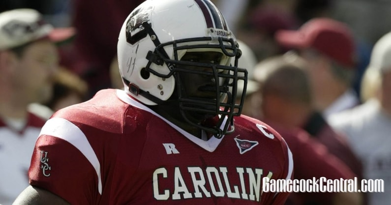 Travelle Wharton named 17 on 107.5 the Game's best 30 Gamecocks during the SEC era
(Photo by Bob Leverone/Sporting News via Getty Images via Getty Images)