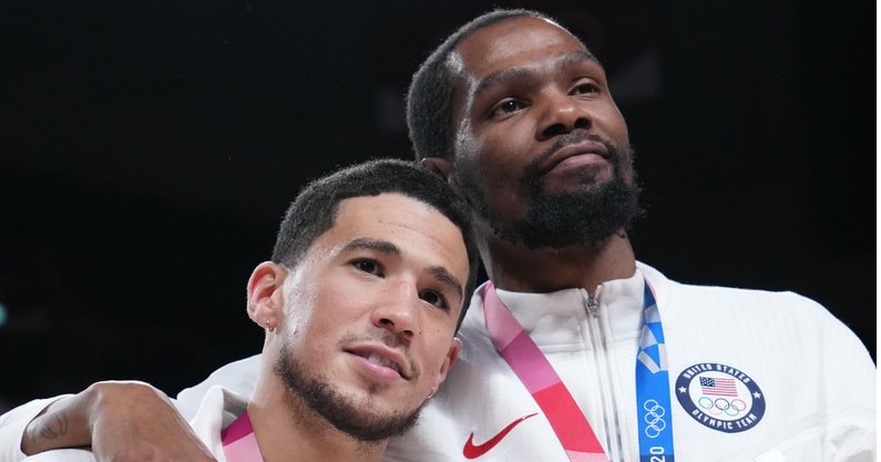 Kevin Durant Calls Devin Booker 'One Of A Kind' While Joking About Missed  Free Throws, Fadeaway World