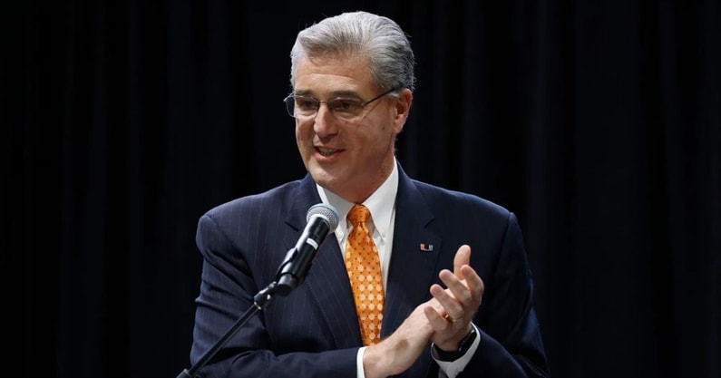 Miami AD Dan Radakovich