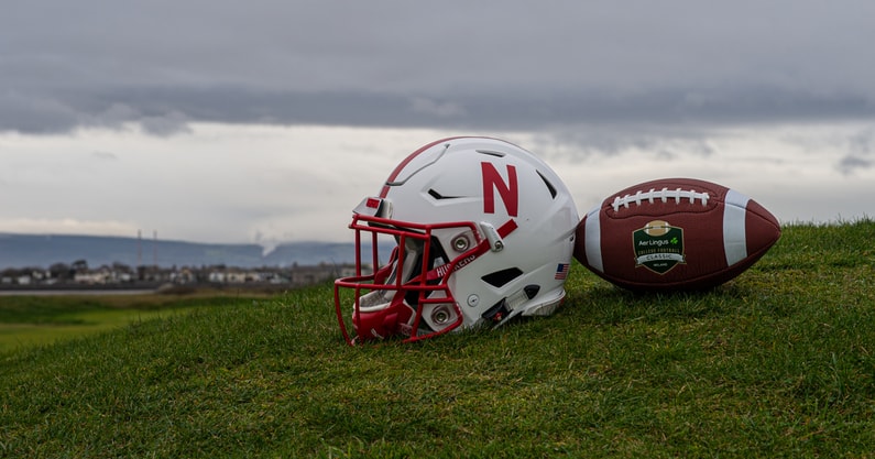 Nebraska football at the Aer Lingus Classic (Photo Credit by Casey Fritton)