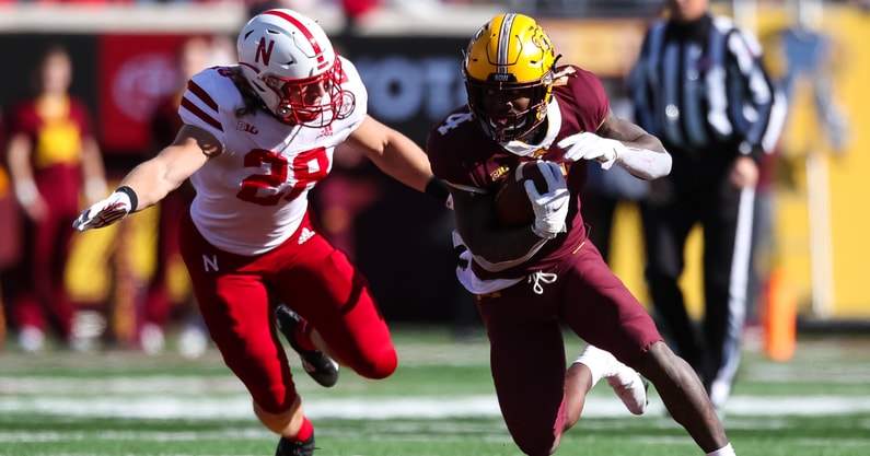 Nebraska linebacker Luke Reimer (Photo by David Berding/Getty Images)