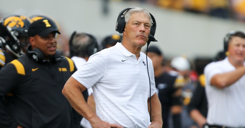 Iowa coach Kirk Ferentz