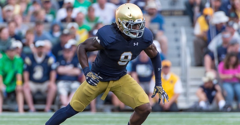Jaylon Smith names his All-Time Notre Dame team on GMFB