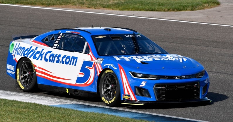 WATCH: Scary collision on NASCAR track as Kyle Larson loses control of WATCH: Scary collision on NASCAR track as Kyle Larson loses control of
