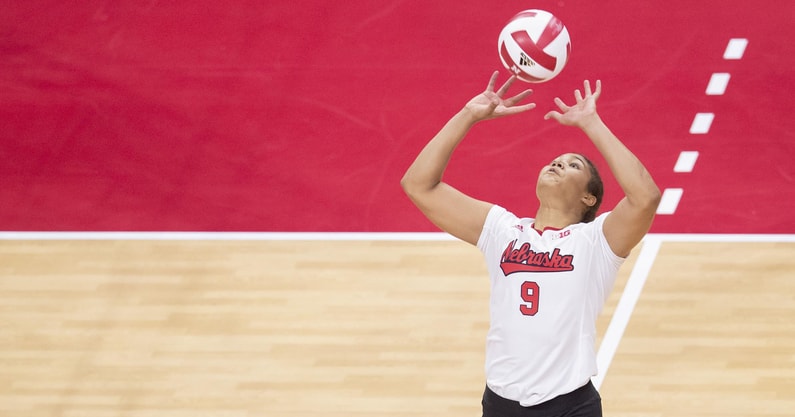 Nebraska volleyball setter Kennedi Orr (Husker Athletic Communications)