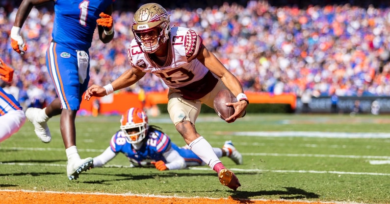 florida-state-seminoles-quarterback-jordan-travis-strong-scrimmage-performance-offense-norvell