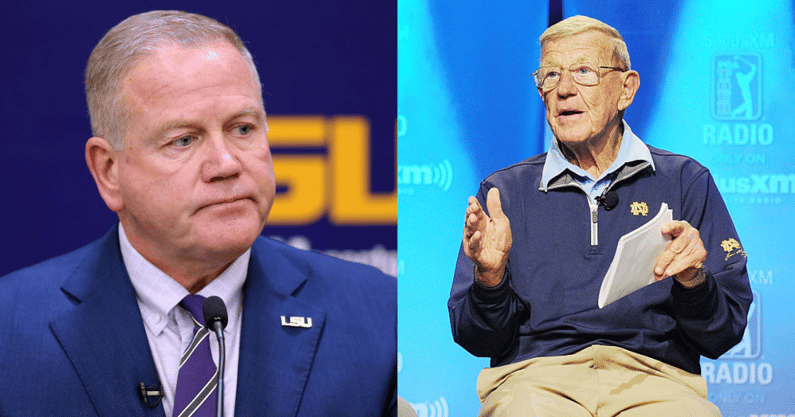 brian kelly lou holtz notre dame