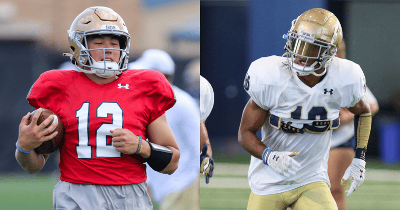 notre dame tyler buchner brandon joseph