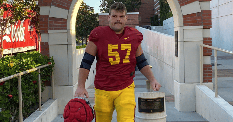 USC Trojans offensive lineman Justin Dedich will be one of four team captains.
