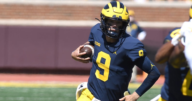 Michigan quarterback J.J. McCarthy 