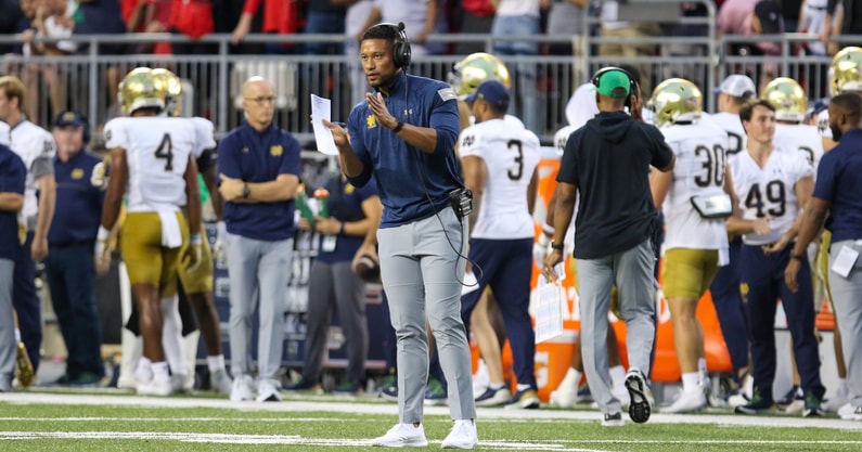 Marcus Freeman plans for Notre Dame vs. Ohio State