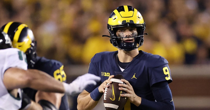 Michigan quarterback J.J. McCarthy