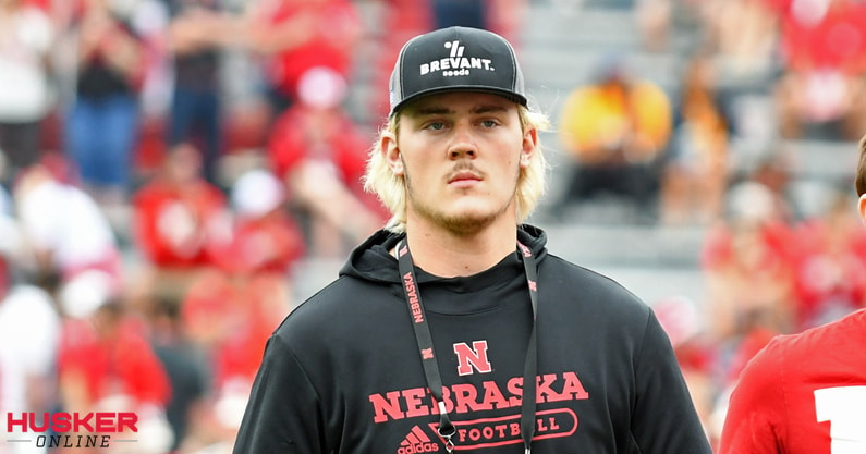 Nebraska coaches do in-home visit with Brock Knutson
