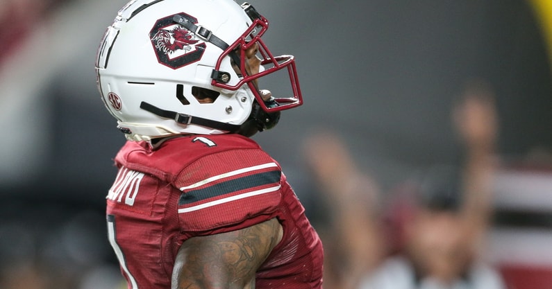 MarShawn Lloyd | South Carolina vs Charlotte | Sept. 24, 2022 | Credit: Chris Gillespie, Gamecock Central