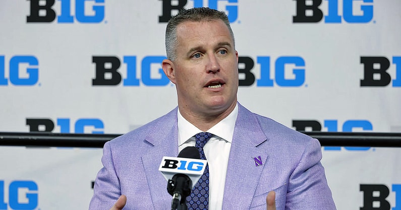 Penn State earns praise from Northwestern coach Pat Fitzgerald