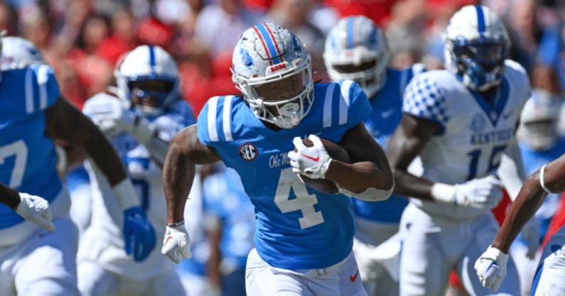 Uniform debate season: Ole Miss' Lane Kiffin digs powder blue