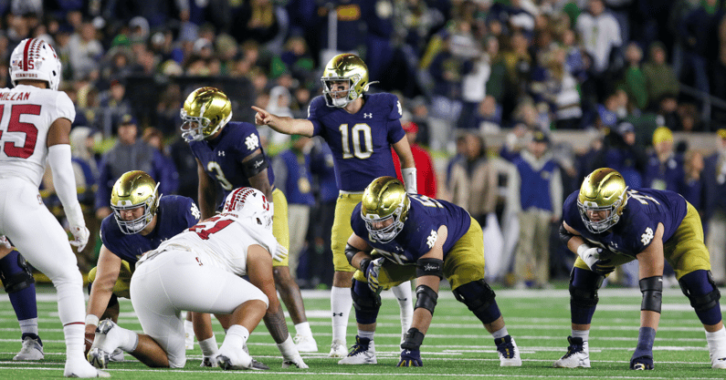 notre dame drew pyne