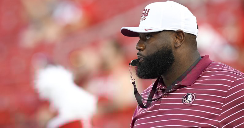 alex-atkins-charlotte-offensive-coordinator-discusses-candidacy-for-open-head-coaching-job-49ers