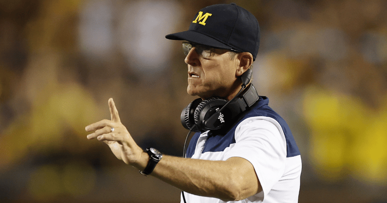 Michigan coach Jim Harbaugh