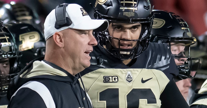 Purdue quarterback Aidan O'Connell