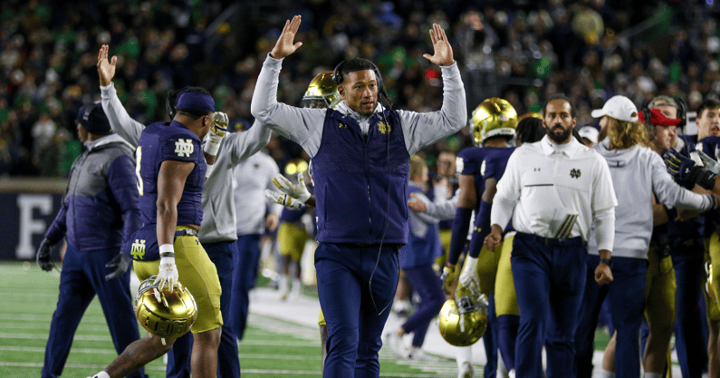 notre dame marcus freeman