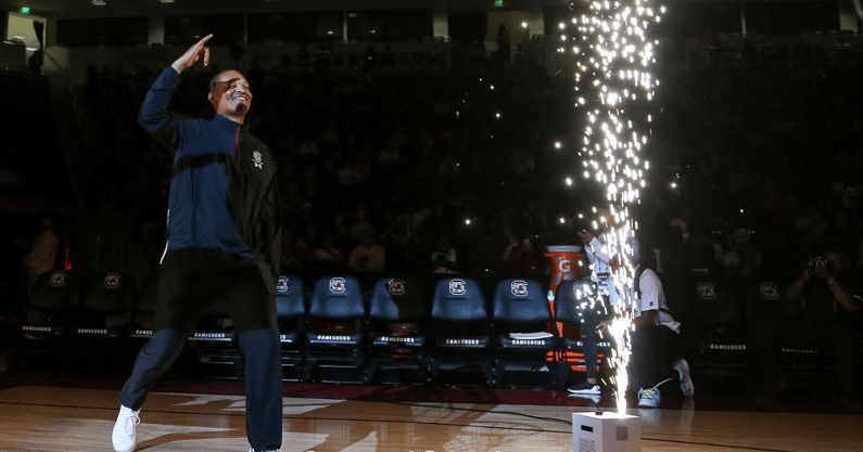 South Carolina head basketball coach Lamont Paris