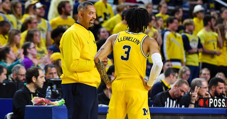 michigan-basketball-juwan-howard-jaelin-llewellyn-on-the-mend--olivier-nkahmoua-shining