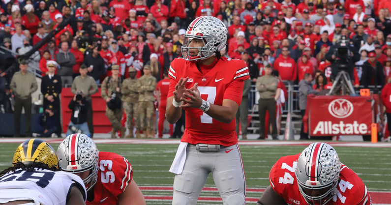 C.J. Stroud by Matt Parker -- Lettermen Row