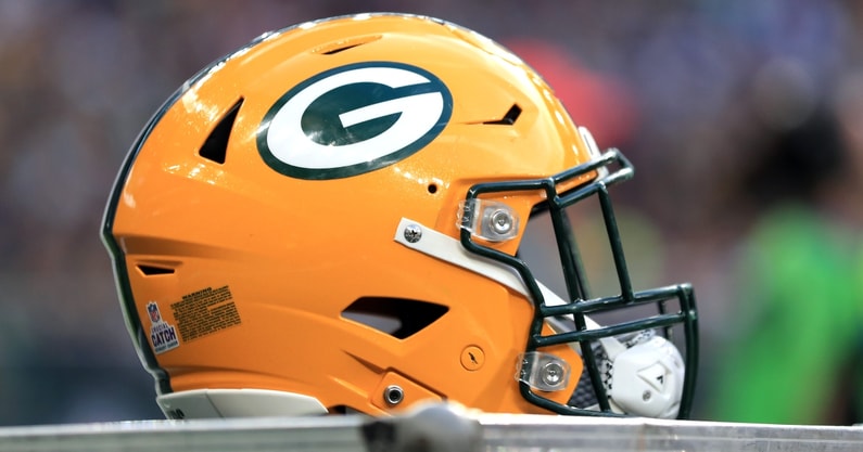 Packers helmet Jim Carter