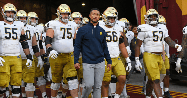 Only three Notre Dame football position groups make On3 national rankings