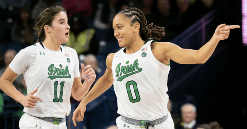 Observations Notre Dame Womens Basketball Has No Trouble With Virginia