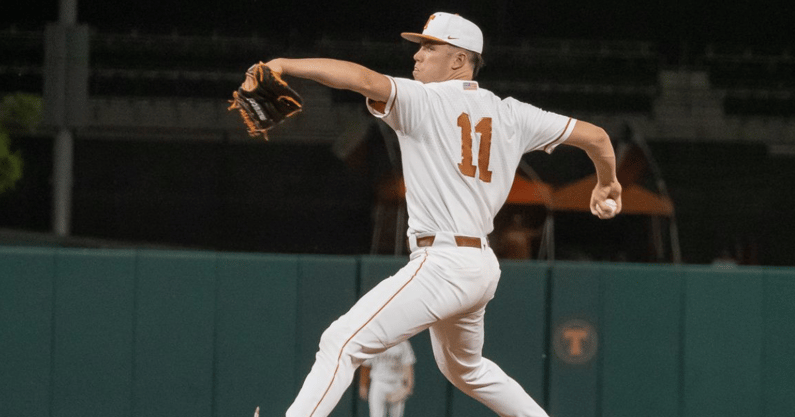 NCAA Baseball Jersey Tanner Witt Texas Longhorns College 2023 MLB Draft Top Prospects Orange #11