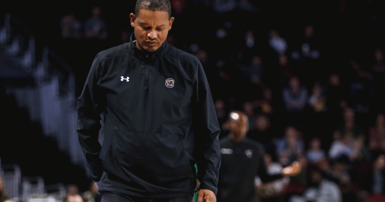 South Carolina head coach Lamont Paris during a game