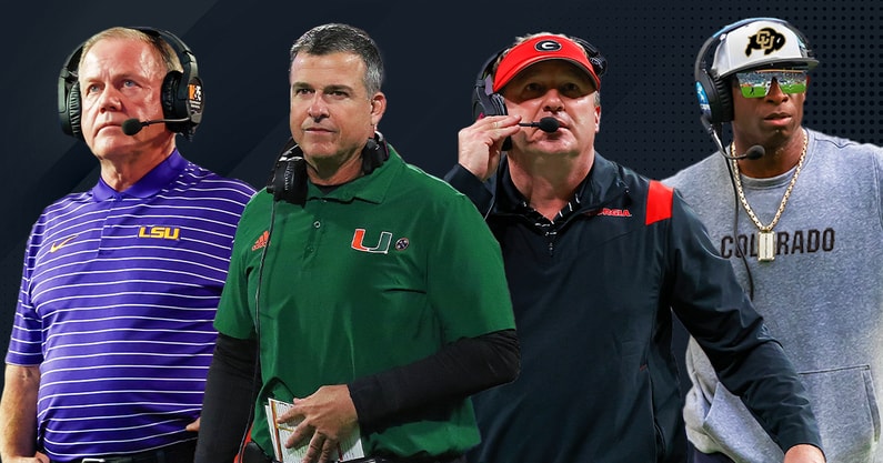 Brian Kelly Mario Cristobal Kirby Smart Deion Sanders