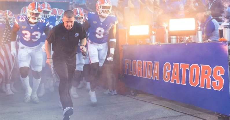 Florida Gators head coach Billy Napier