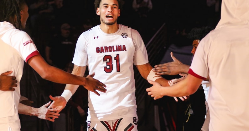 South Carolina basketball senior Benjamin Bosmans-Verdonk (Photo by Katie Dugan | GamecockCentral)