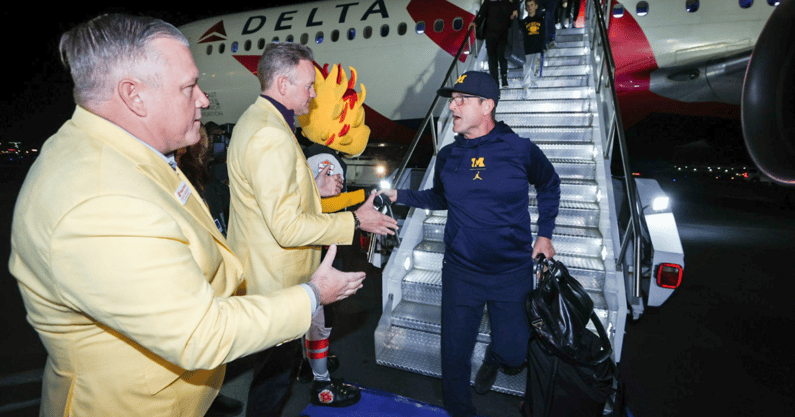 Michigan coach Jim Harbaugh