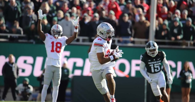 Emeka Egbuka by Matt Parker -- Lettermen Row