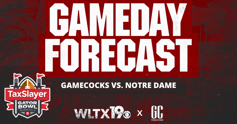 News19's Gator Bowl weather forecast South Carolina-Notre Dame