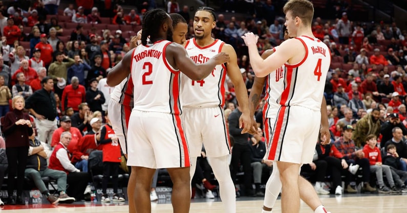 Ohio State basketball by Graham Stokes/Icon Sportswire via Getty Images